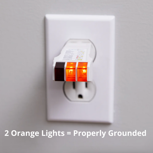 Grounding Outlet Checker U.S. (Type B Wall Outlets)