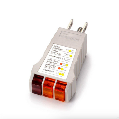 Grounding Outlet Checker U.S. (Type B Wall Outlets)